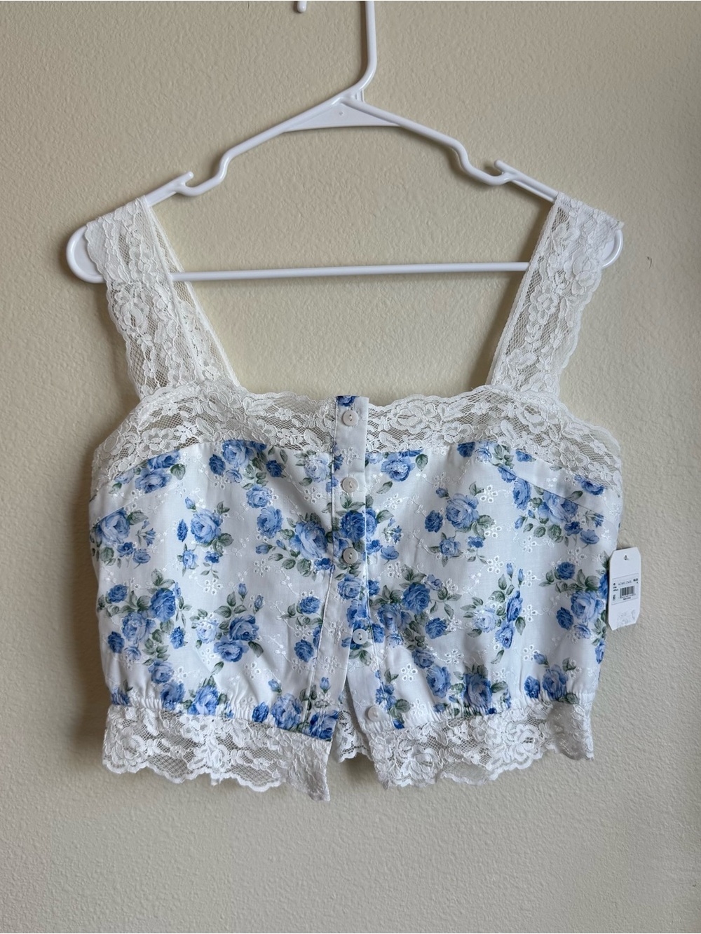 Altar’d State Floral Summer Lace Top